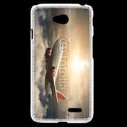 Coque LG L70 Avion de ligne au dessus des nuages 75