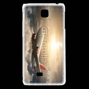 Coque LG F5 Avion de ligne au dessus des nuages 75