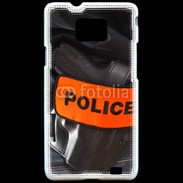 Coque Samsung Galaxy S2 Brassard Police 75