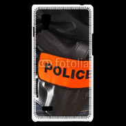 Coque LG Optimus L9 Brassard Police 75
