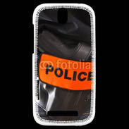 Coque HTC One SV Brassard Police 75