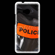 Coque HTC One Brassard Police 75