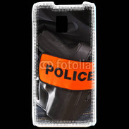 Coque LG P990 Brassard Police 75