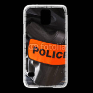 Coque Samsung Galaxy S5 Brassard Police 75