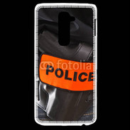 Coque LG G2 Brassard Police 75