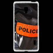 Coque LG F6 Brassard Police 75