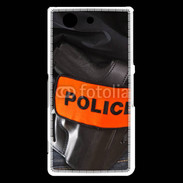 Coque Sony Xperia Z3 Compact Brassard Police 75