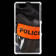 Coque Sony Xperia Z1 Compact Brassard Police 75