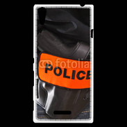 Coque Sony Xperia T3 Brassard Police 75