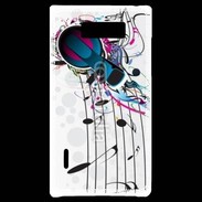 Coque LG Optimus L7 Notes et musiques 75