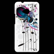 Coque HTC One Notes et musiques 75