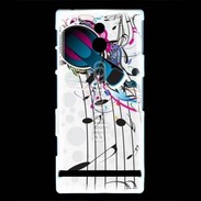Coque Sony Xperia P Notes et musiques 75