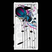 Coque Sony Xperia M2 Notes et musiques 75