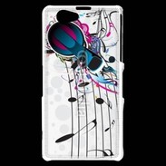 Coque Sony Xperia Z1 Compact Notes et musiques 75