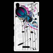 Coque Sony Xperia T3 Notes et musiques 75