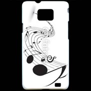 Coque Samsung Galaxy S2 Note de musique 75