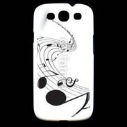 Coque Samsung Galaxy S3 Note de musique 75