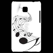 Coque LG Optimus L3 II Note de musique 75