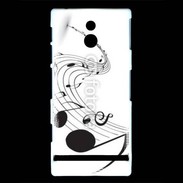 Coque Sony Xperia P Note de musique 75