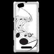 Coque Sony Xperia M Note de musique 75
