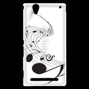 Coque Sony Xperia T2 Ultra Note de musique 75