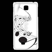 Coque LG F5 Note de musique 75