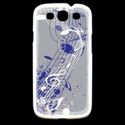 Coque Samsung Galaxy S3 Note de musique 77