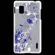 Coque LG Optimus G Note de musique 77