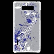 Coque LG Optimus L7 Note de musique 77