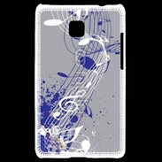 Coque LG Optimus L3 II Note de musique 77