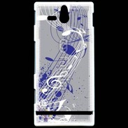 Coque Sony Xperia U Note de musique 77