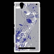 Coque Sony Xperia T2 Ultra Note de musique 77