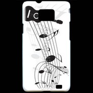Coque Samsung Galaxy S2 Note de musique 76