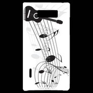 Coque LG Optimus L7 Note de musique 76