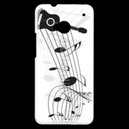 Coque HTC One Note de musique 76