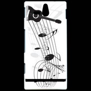 Coque Sony Xperia U Note de musique 76