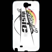 Coque Samsung Galaxy Note 2 Thème musique 75