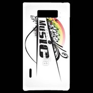 Coque LG Optimus L7 Thème musique 75