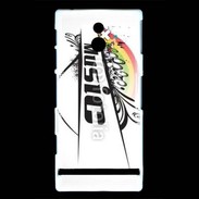 Coque Sony Xperia P Thème musique 75