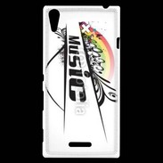 Coque Sony Xperia T3 Thème musique 75