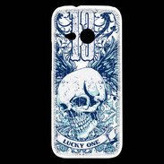 Coque HTC One Mini 2 Tête de mort Lucky One 13