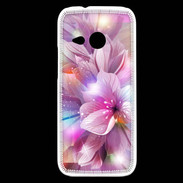 Coque HTC One Mini 2 Design Orchidée violette