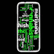 Coque HTC One Mini 2 Cannabis Tag