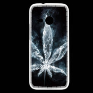 Coque HTC One Mini 2 Feuille de cannabis en fumée