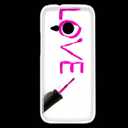 Coque HTC One Mini 2 Love avec vernis à ongle