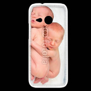 Coque HTC One Mini 2 Duo de bébés qui dorment