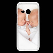 Coque HTC One Mini 2 Duo de bébés qui dorment 2