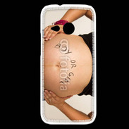 Coque HTC One Mini 2 Femme enceinte ventre 