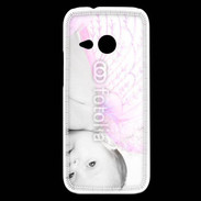 Coque HTC One Mini 2 Bébé ailes d'ange rose