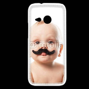 Coque HTC One Mini 2 Bébé avec moustache